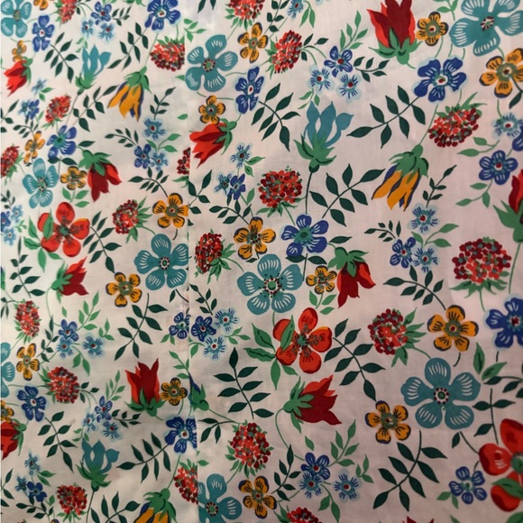 J. Crew Liberty Floral Blazer with Red, Blue, and Green - Picture 5 of 5